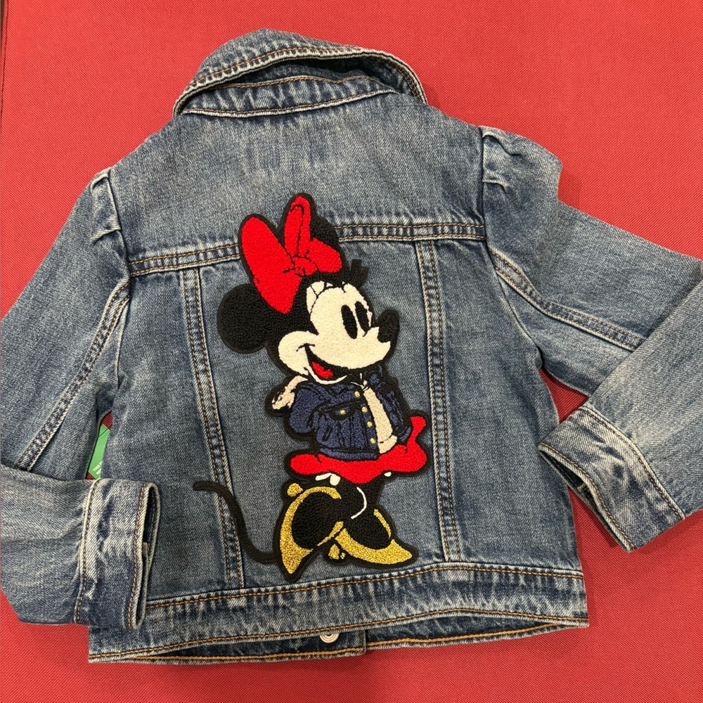 Gap Minnie Mouse jean jacket- NWT- 3T